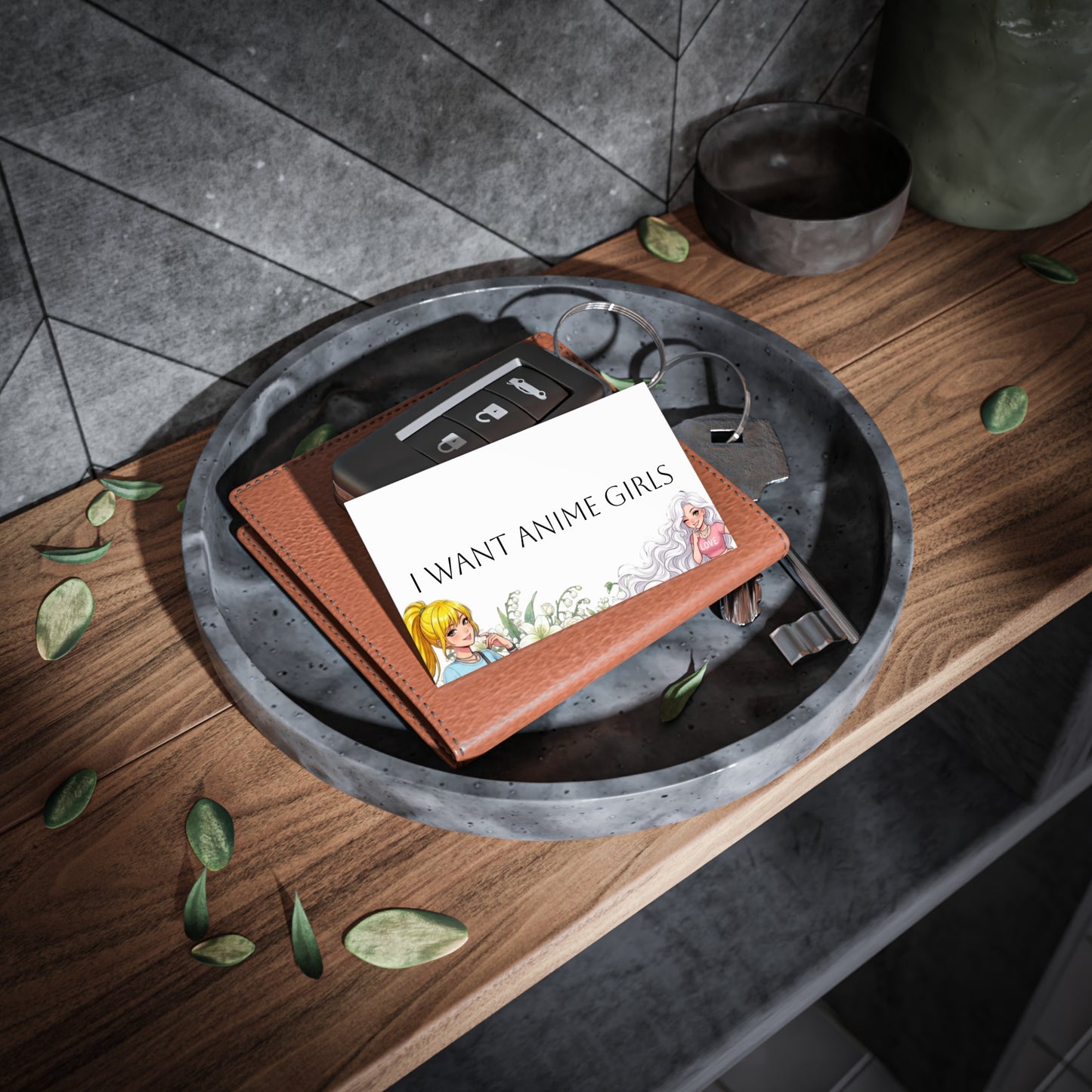 Business Cards — "I Want Anime Girls" Decorative Networking Cards for Anime Fans